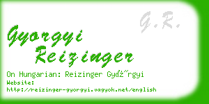 gyorgyi reizinger business card